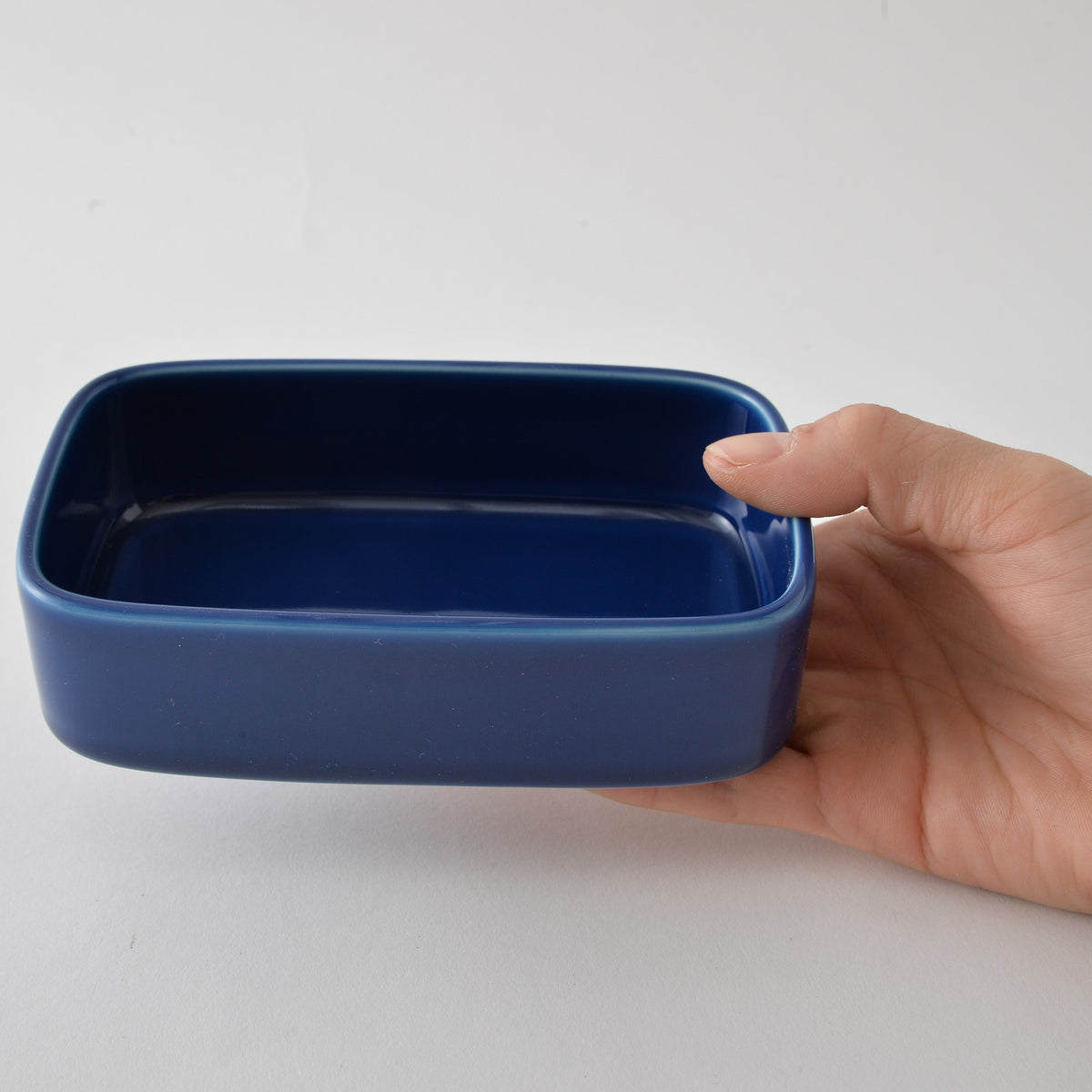 Hakusan Porcelain CONTE Long Storage Container Blue