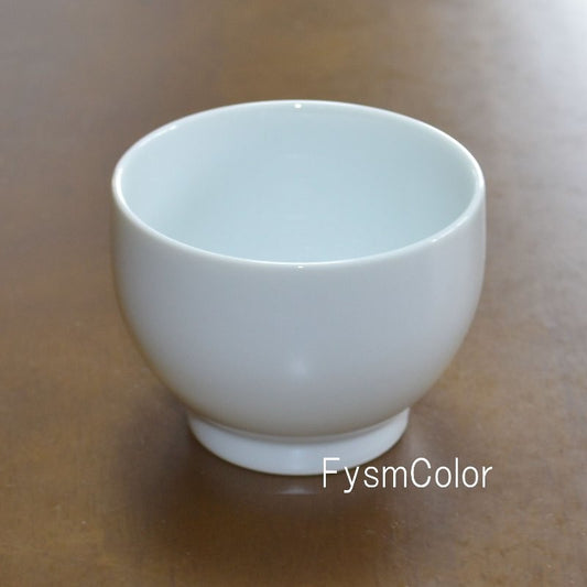Hakusan Porcelain Hasami Chawa Sencha Yunomi Teacup White Porcelain