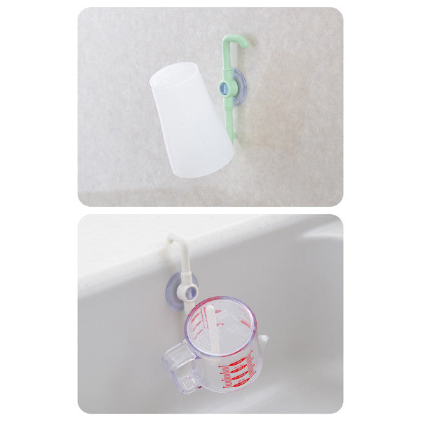 Akebono Sink Multi Hook Suction Cup Set of 2 White MZ-3502