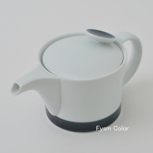 Hakusan Porcelain Hemp Thread Teapot Indigo