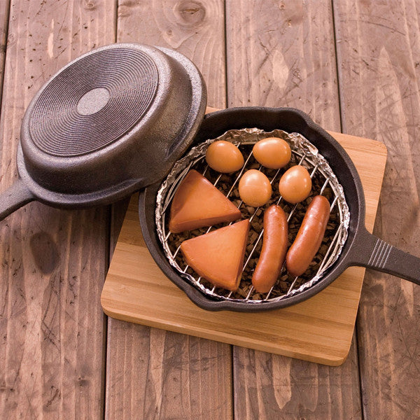 Wahei Freiz Heavys Iron Skillet Combo Set 15cm with Rack HR-7967