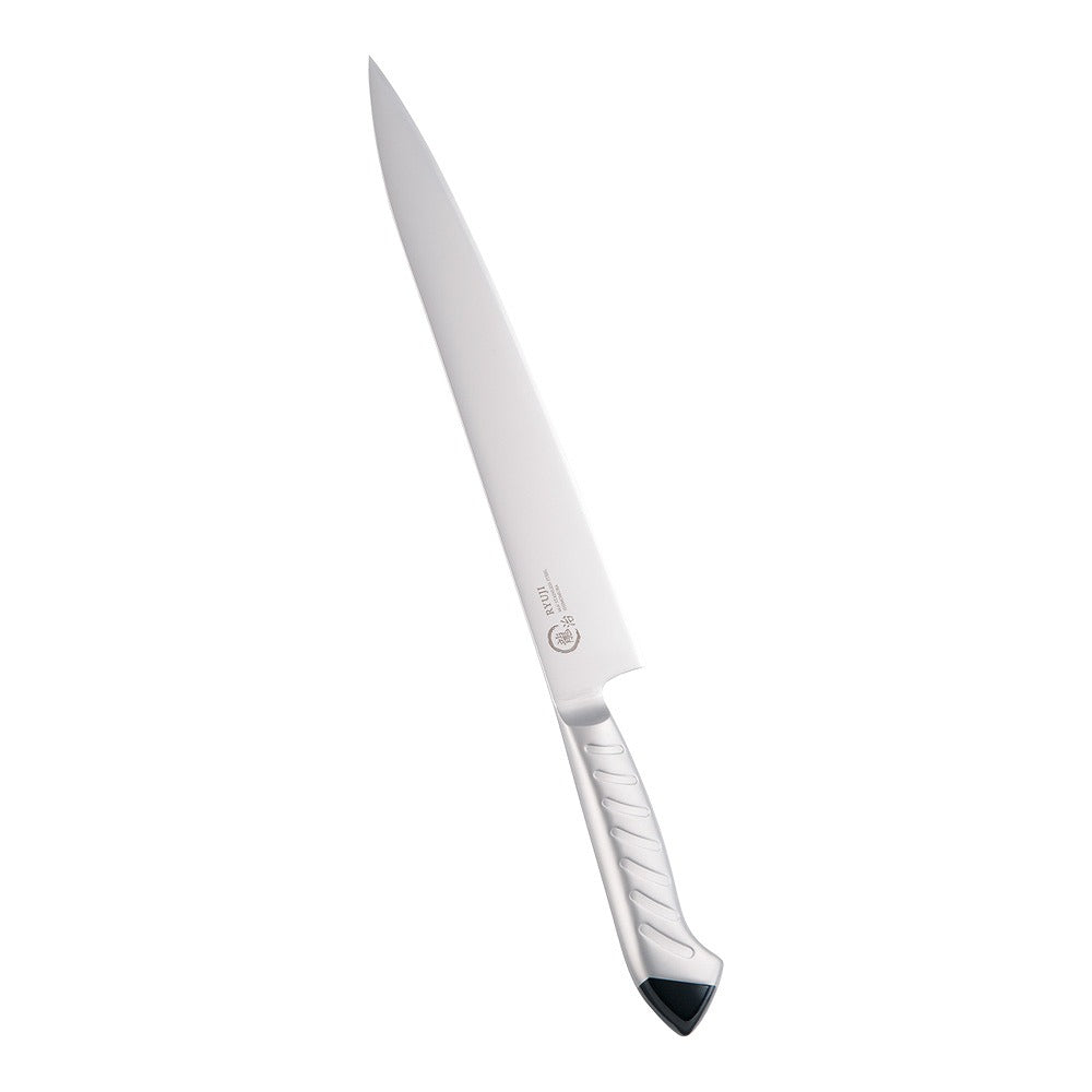 Shimomura Ryuji Stainless Color Sujihiki Slicing Knife 27cm Black