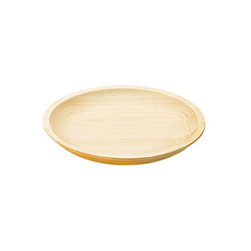 Yamako Hinoki Round Plate Small 32186