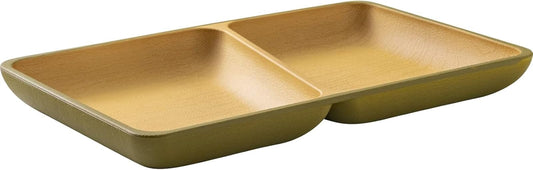 Kanoh Earth Color Square Plate Red Olive
