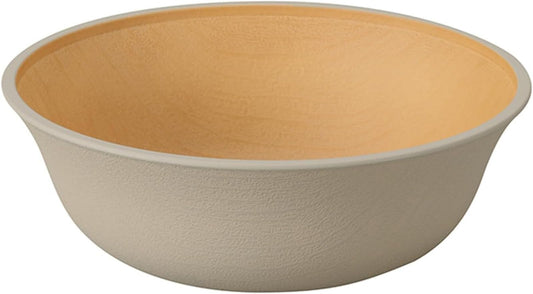 Kanoh Earth Color Scoopable Square Bowl White Gray
