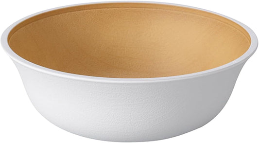 Kanoh Earth Color Scoopable Square Bowl White