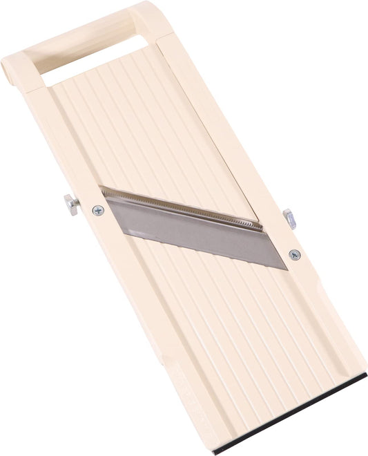 Super Benriner Pro No.95 Japanese Mandoline Slicer 95mm, Beige, Made in Japan
