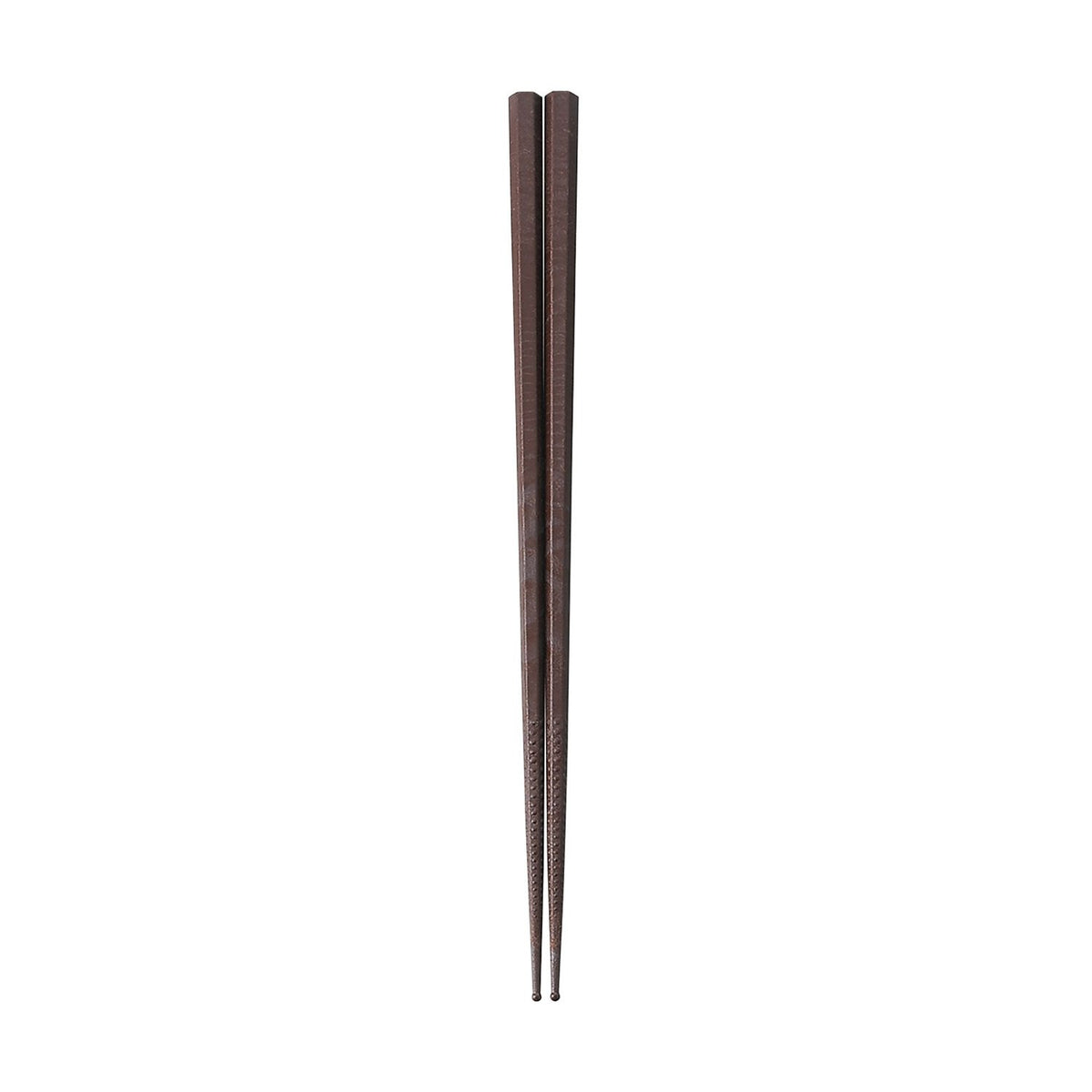 Akebono Sangyo Double Embossed Non-Slip Dining Chopsticks 23cm Brown PM-330