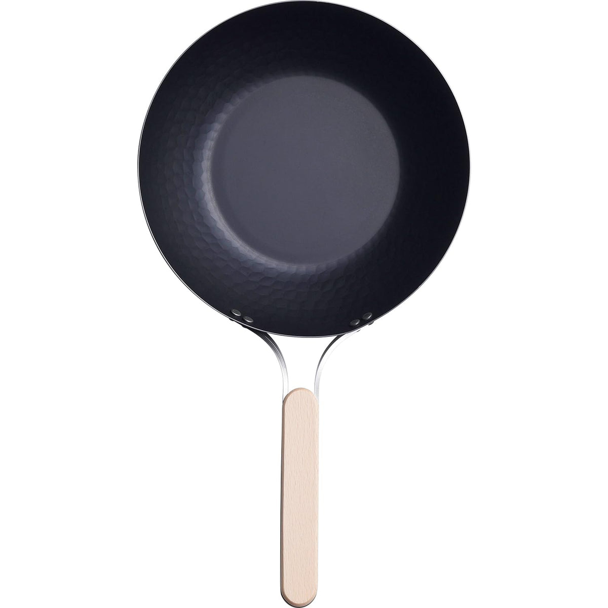 Wahei Freiz Enzo Iron Wok 22cm with Wood Handle EN-011
