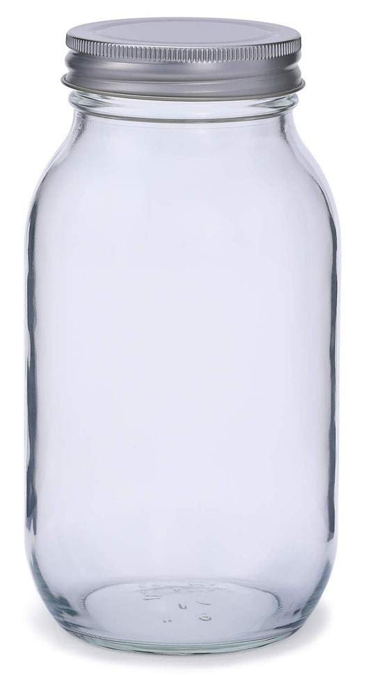 Seisho Cellar Mate Stainless Cap Glass Storage Jar 900ml