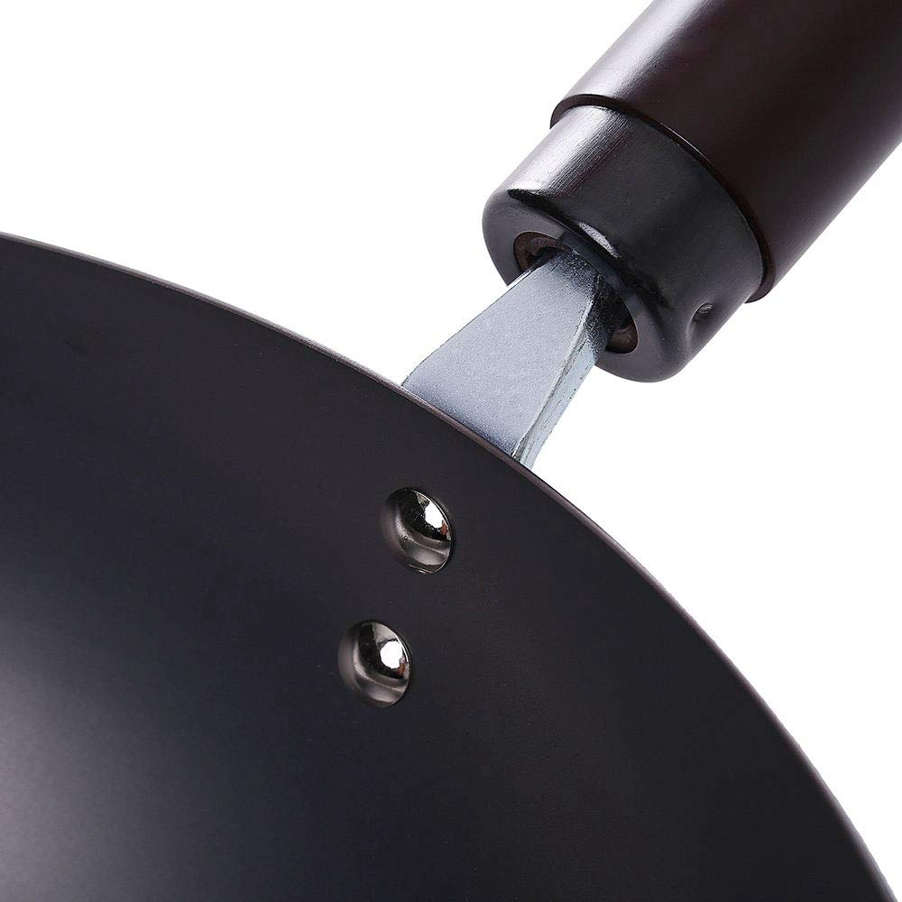 River Light Kiwame Iron Stir Fry Pan 30cm K1430 Original Type Nitrided Iron Induction Compatible