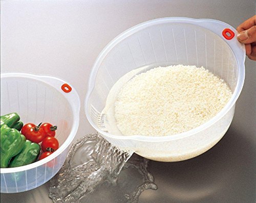 Inomata Rice Washing Speed Bowl 5 Go Capacity 23