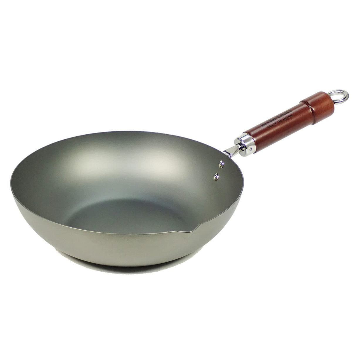 River Light Kiwame Iron Stir Fry Pan 30cm K1430 Original Type Nitrided Iron Induction Compatible