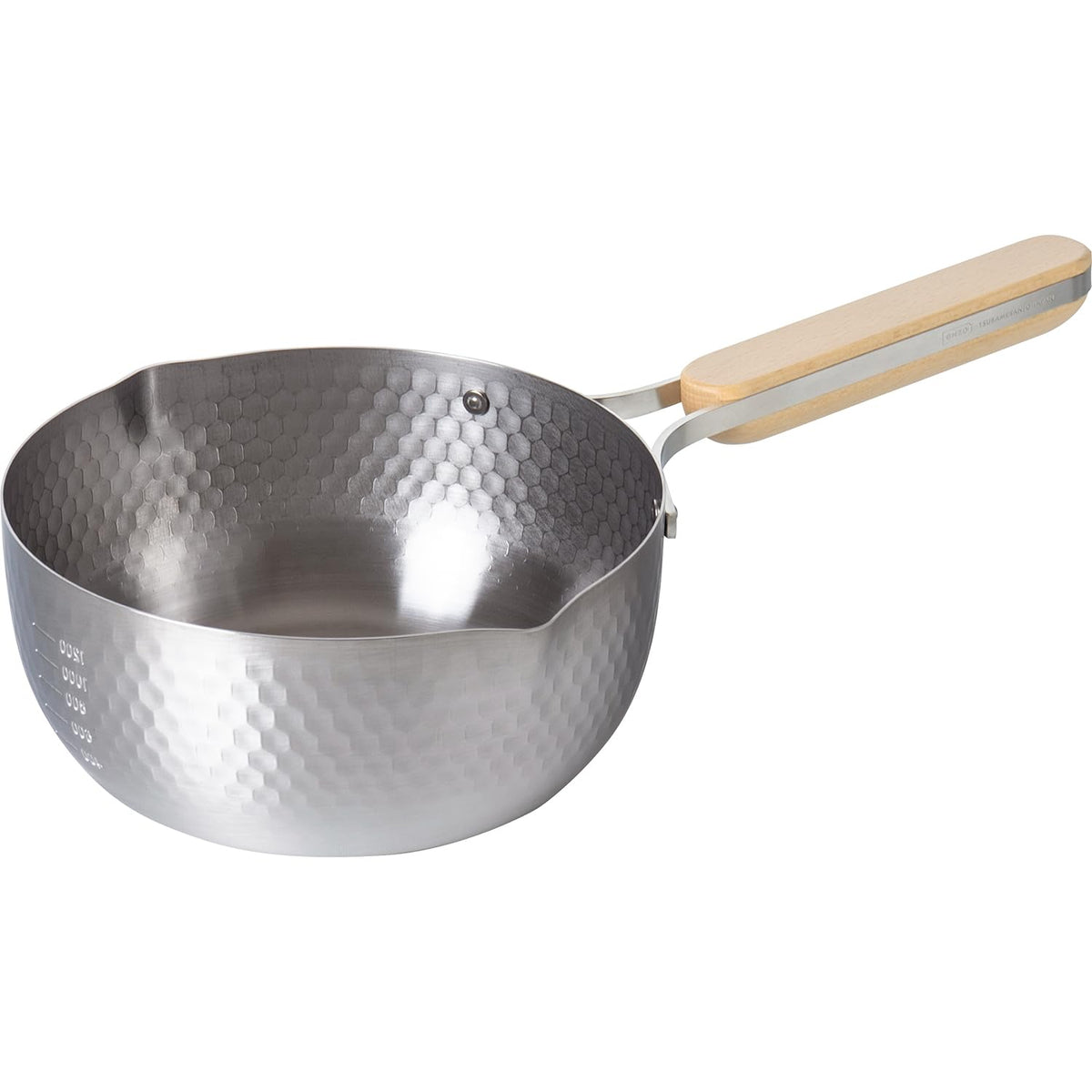 Wahei Freiz Enzo Stainless Steel Yukihira Saucepan 18cm with Wood Handle EN-015