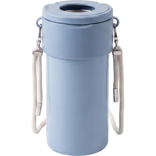 Wahei Freiz Fortec Pet Bottle Cooler with Strap Smoke Blue RH-1917