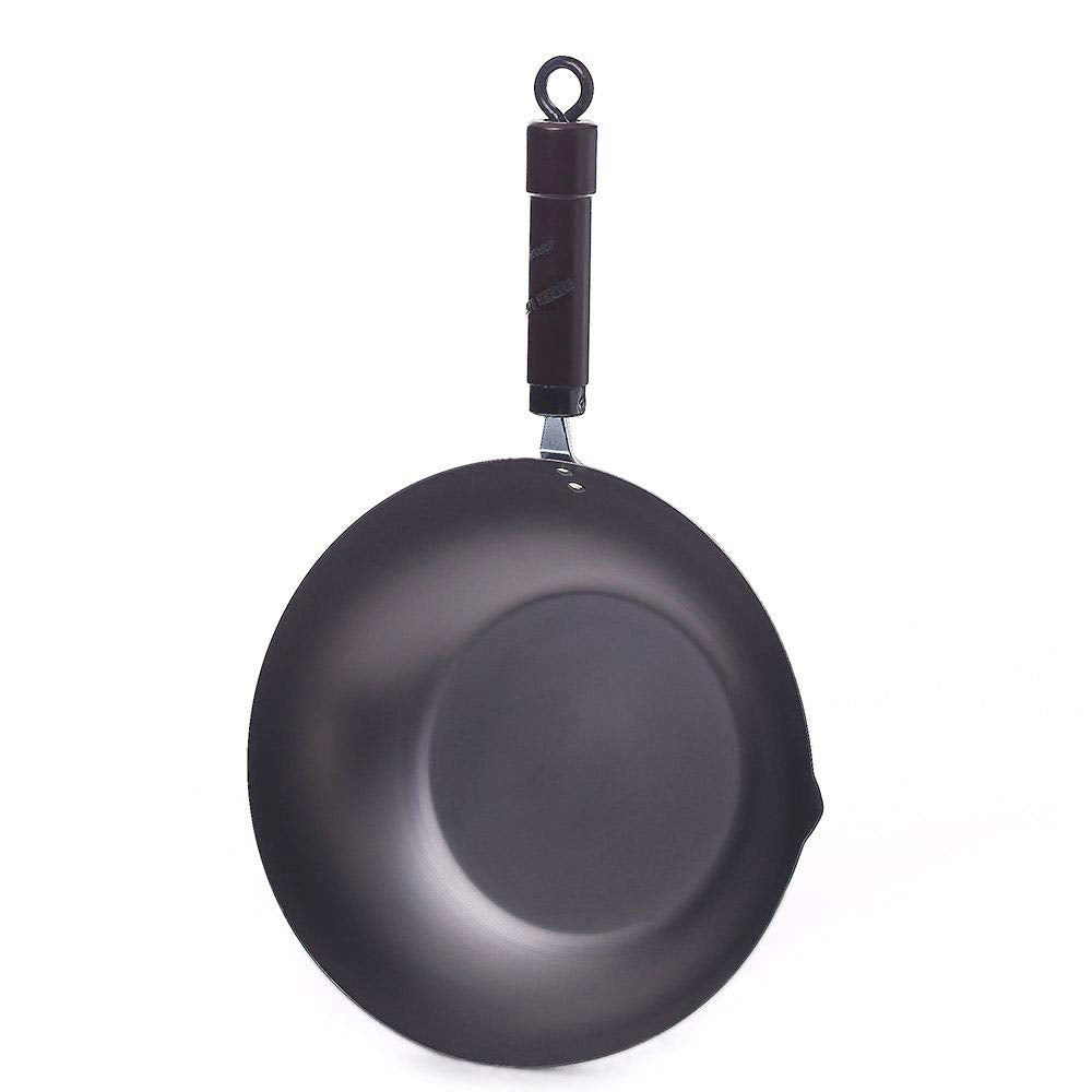 River Light Kiwame Iron Stir Fry Pan 30cm K1430 Original Type Nitrided Iron Induction Compatible
