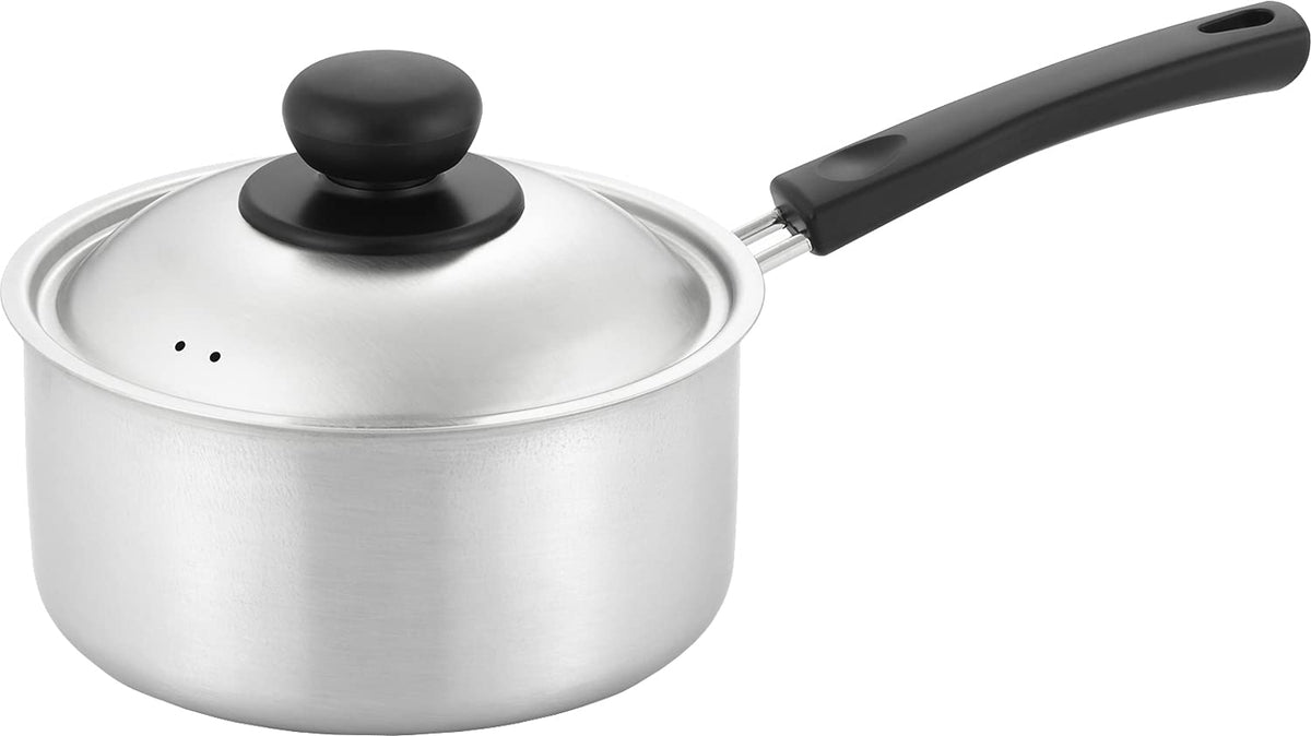 Yoshikawa Cook Easy Stainless Steel One-Handed Pot 16cm