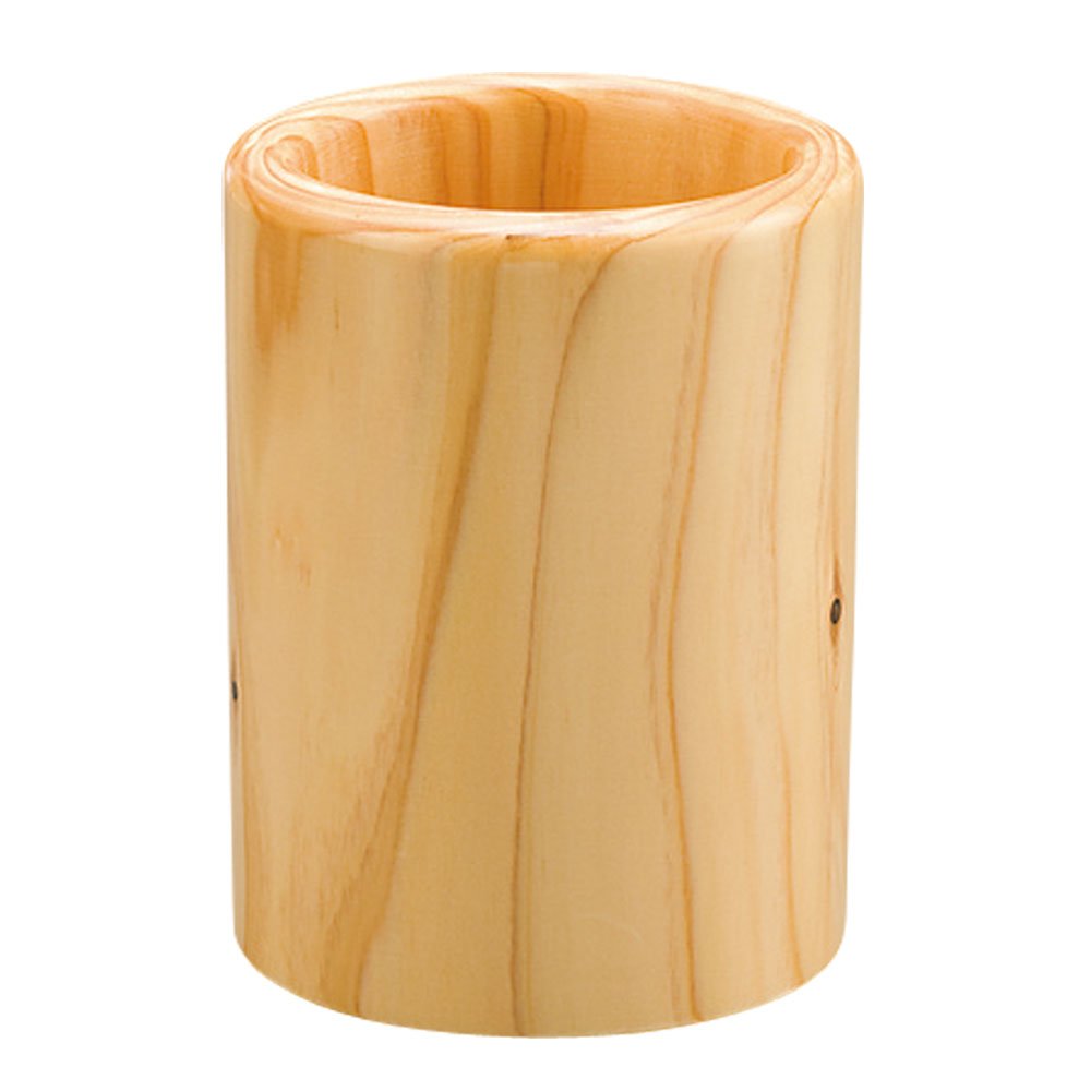 Yamako Hinoki Wood Round Chopstick Holder