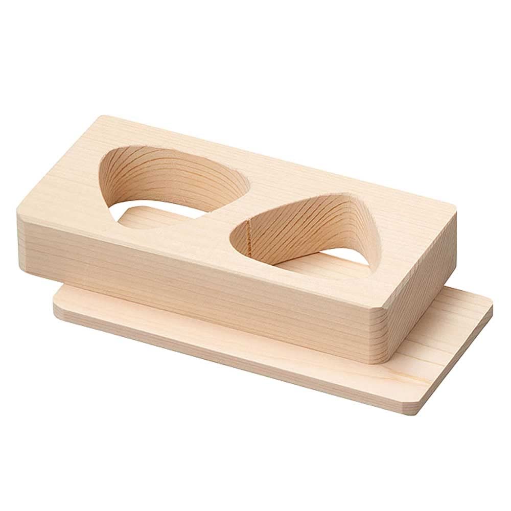 Yamako Hinoki Wood Onigiri Rice Ball Shaper