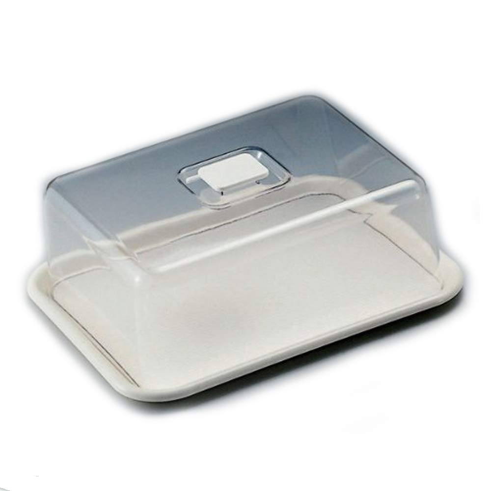 Akebono Lovely Hat Square Food Cover White Extra Large