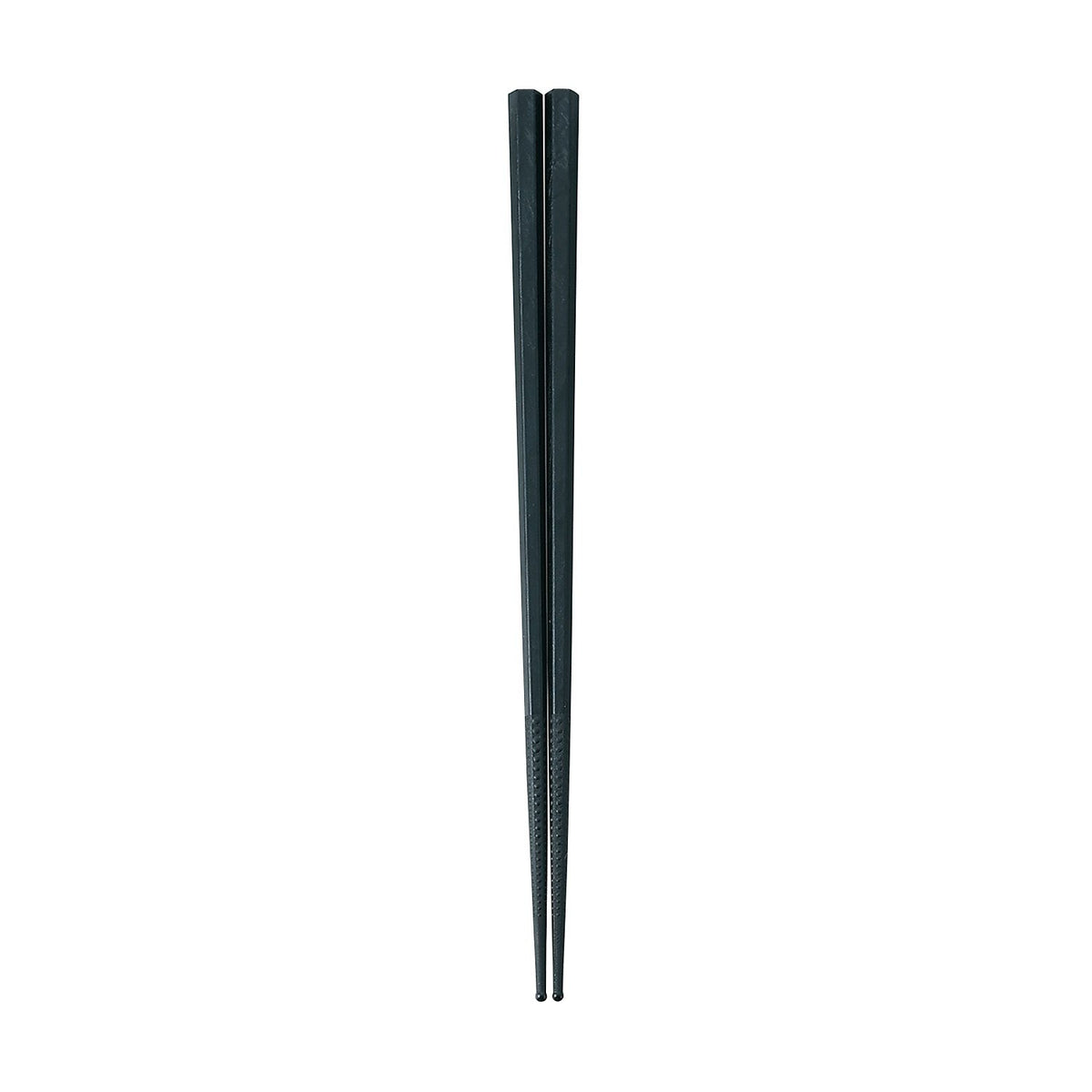 Akebono Sangyo Double Embossed Non-Slip Dining Chopsticks 23cm Black PM-324