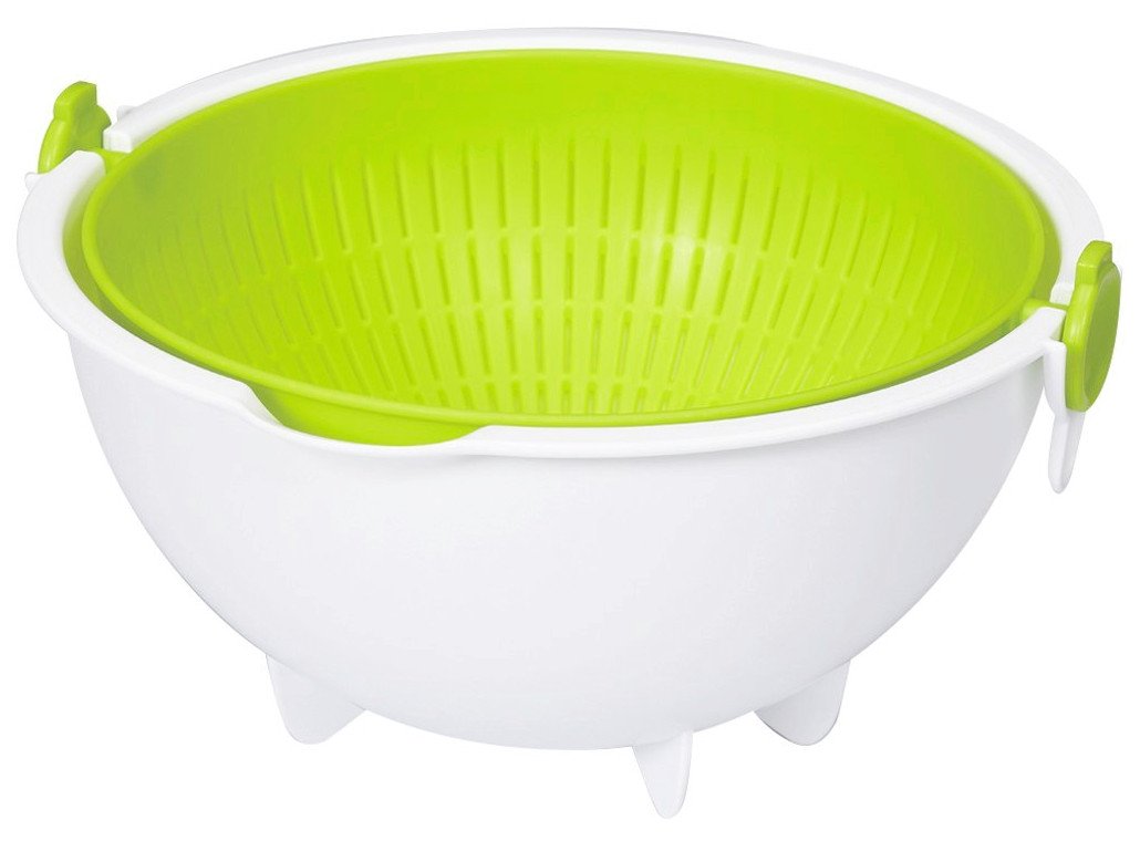 Kokubo Spin Wheel Colander Small Green KK-305
