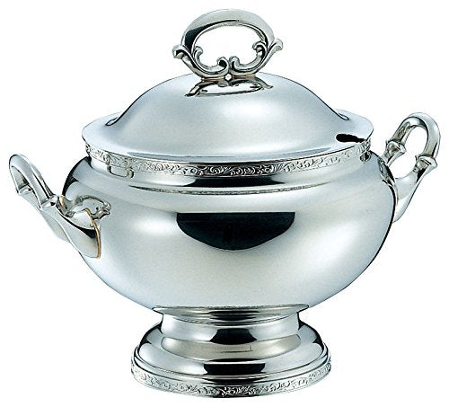 Wadasuke Monterey Stainless Steel Round Soup Tureen Small 2401-3200