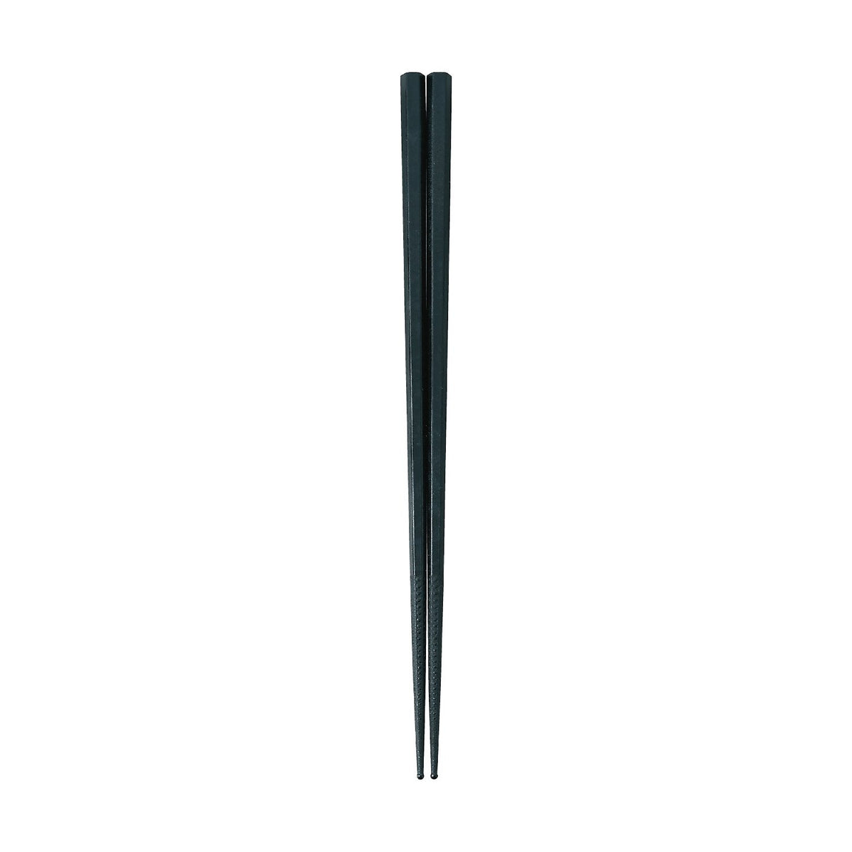 Akebono Sangyo Double Embossed Non-Slip Serving Chopsticks 25cm Black PM-325