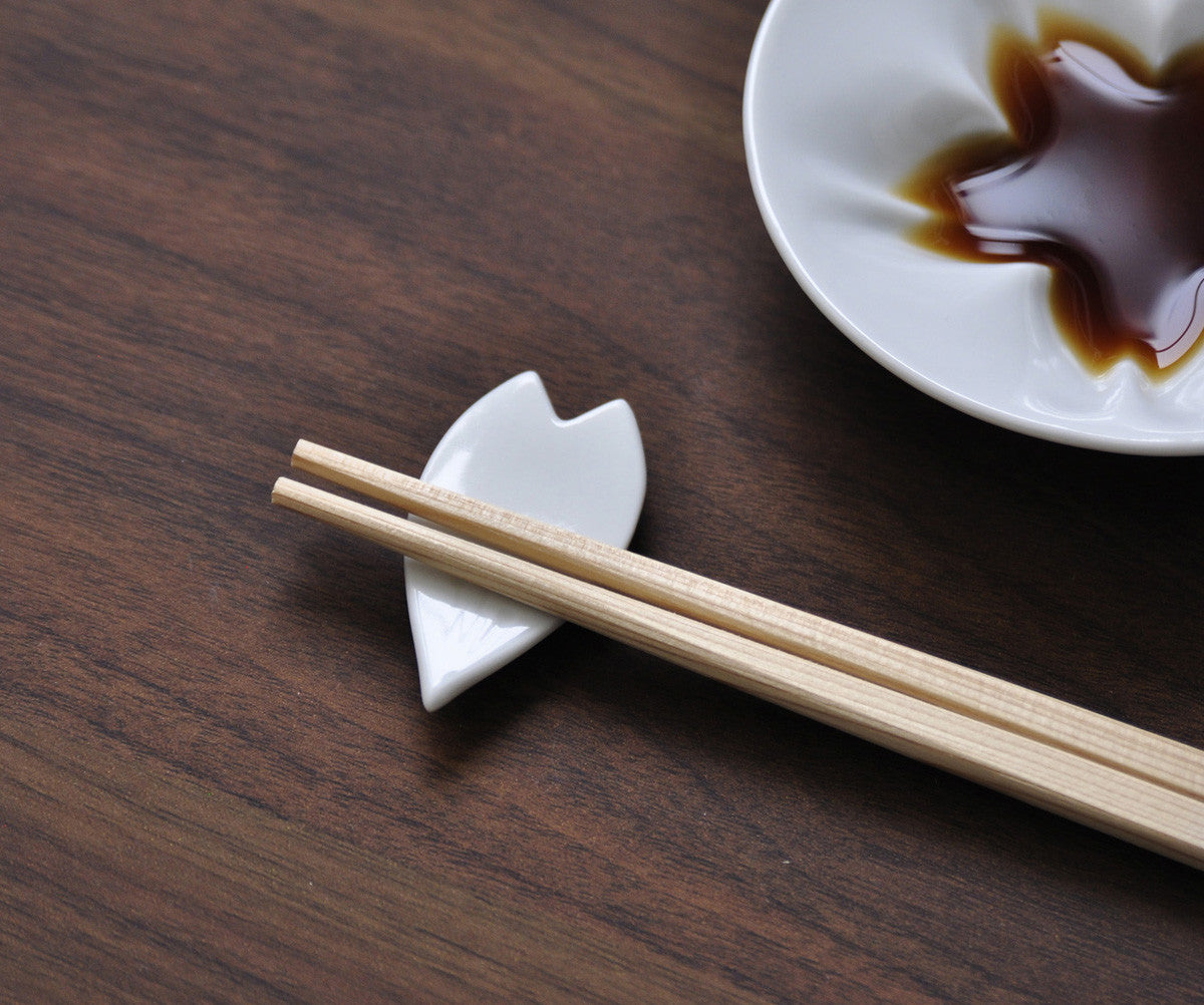 Hiracle Sakura Chopstick Rest Pink Kutani Ware Set of 5