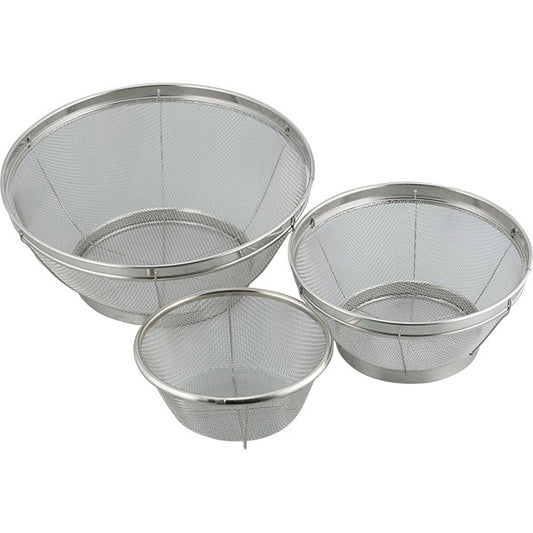 Wahei Freiz Kachikore Stainless Colander 3-Piece Set 14/18/24cm KR-8273