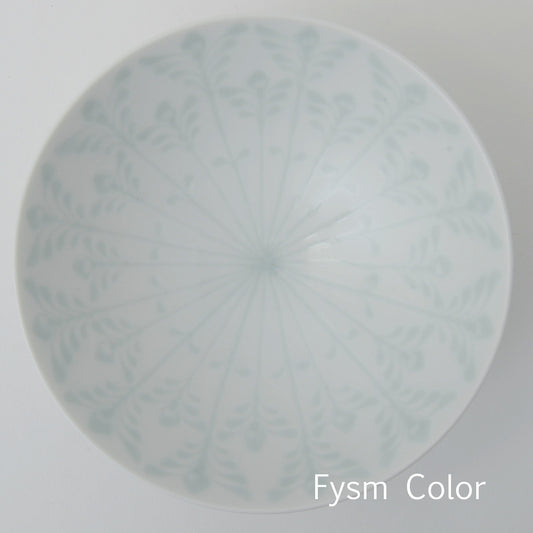 Hakusan Porcelain Flat Rice Bowl S-23