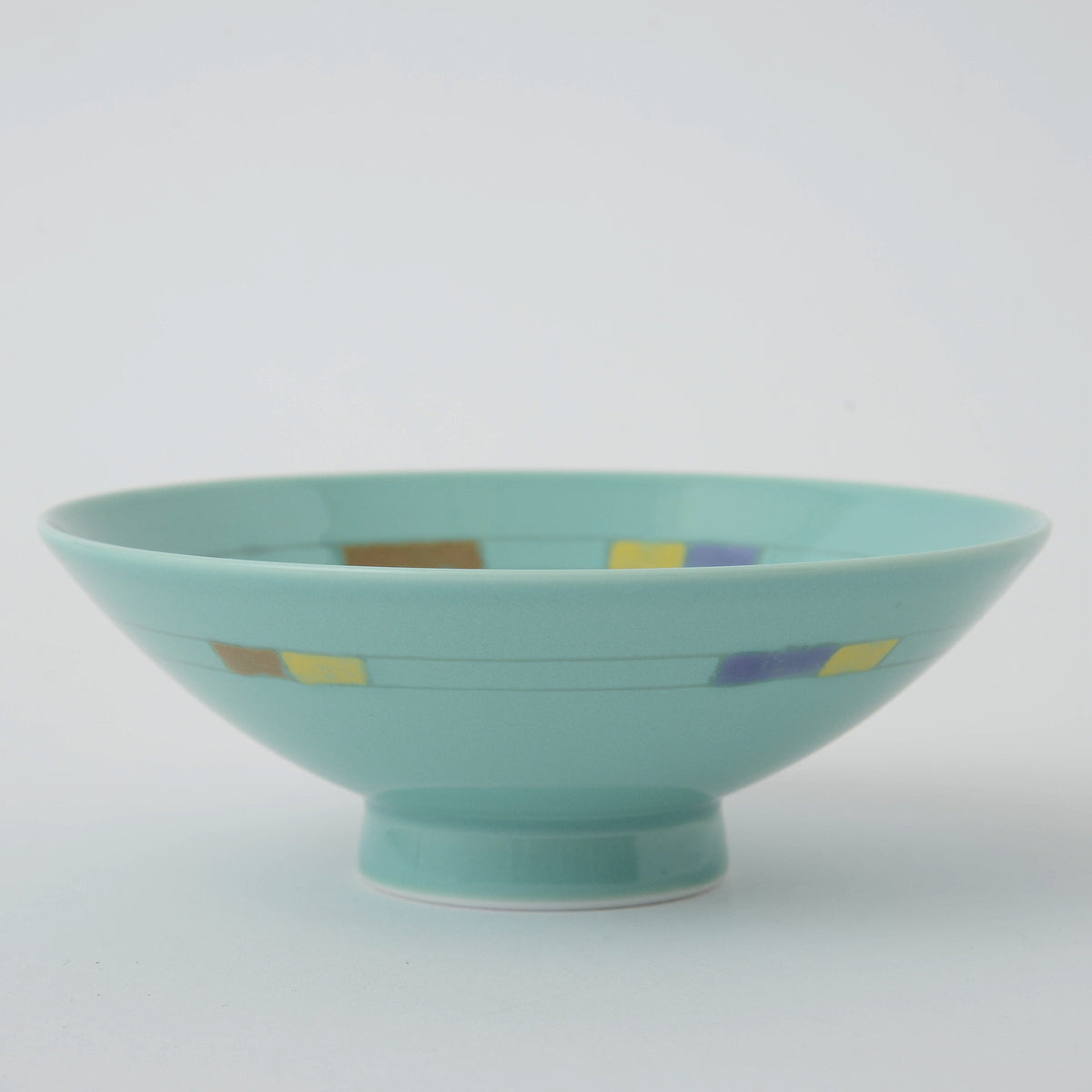 Hakusan Porcelain Flat Rice Bowl DB-16