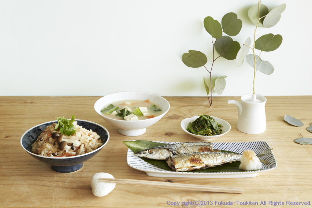 Hakusan Porcelain Flat Rice Bowl DB-16