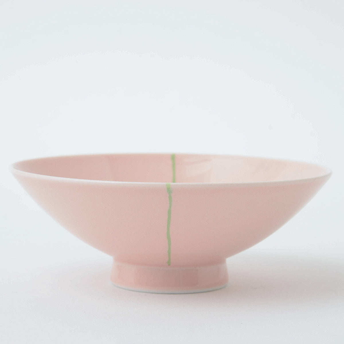 Hakusan Porcelain Flat Rice Bowl H-1