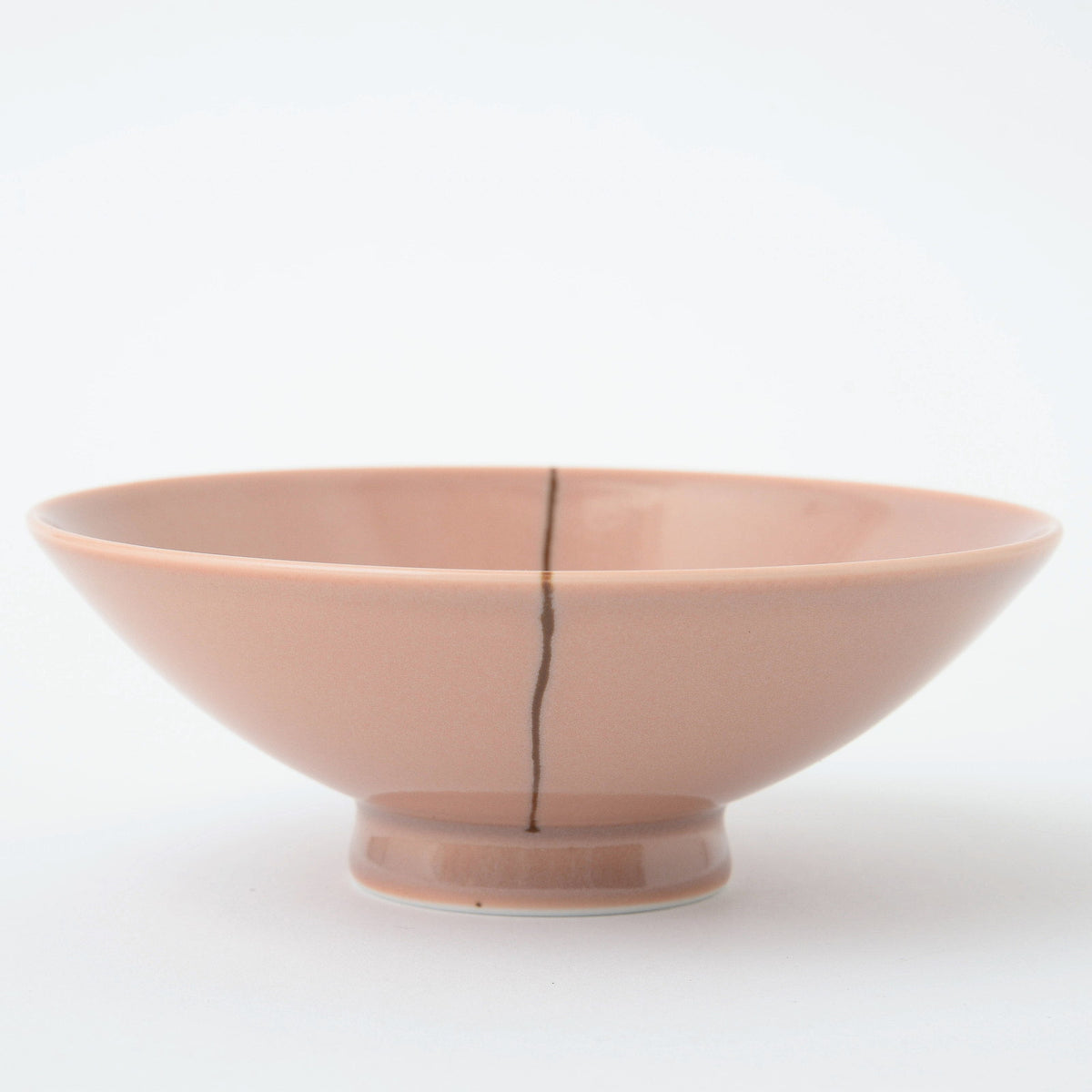 Hakusan Porcelain Flat Rice Bowl J-7