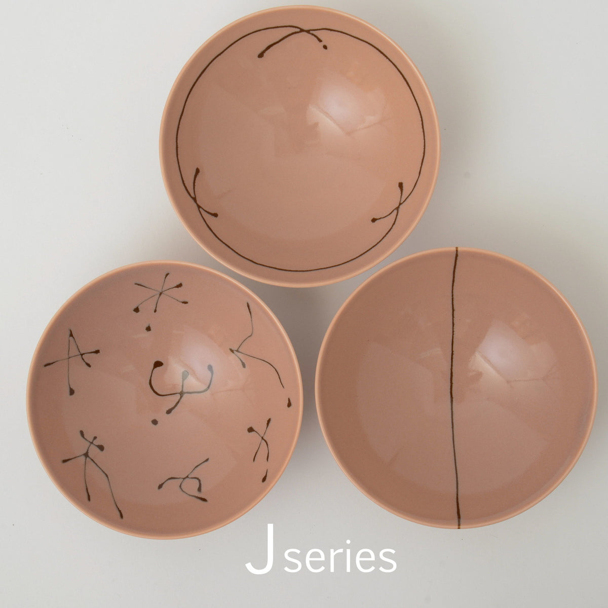 Hakusan Porcelain Flat Rice Bowl J-7