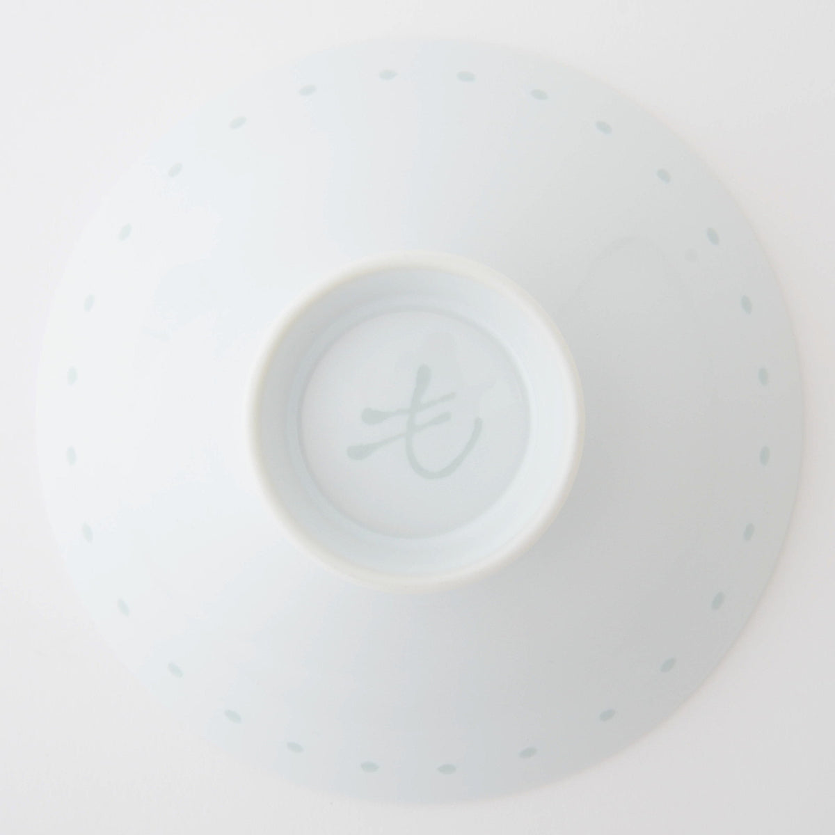 Hakusan Porcelain Flat Rice Bowl A-9