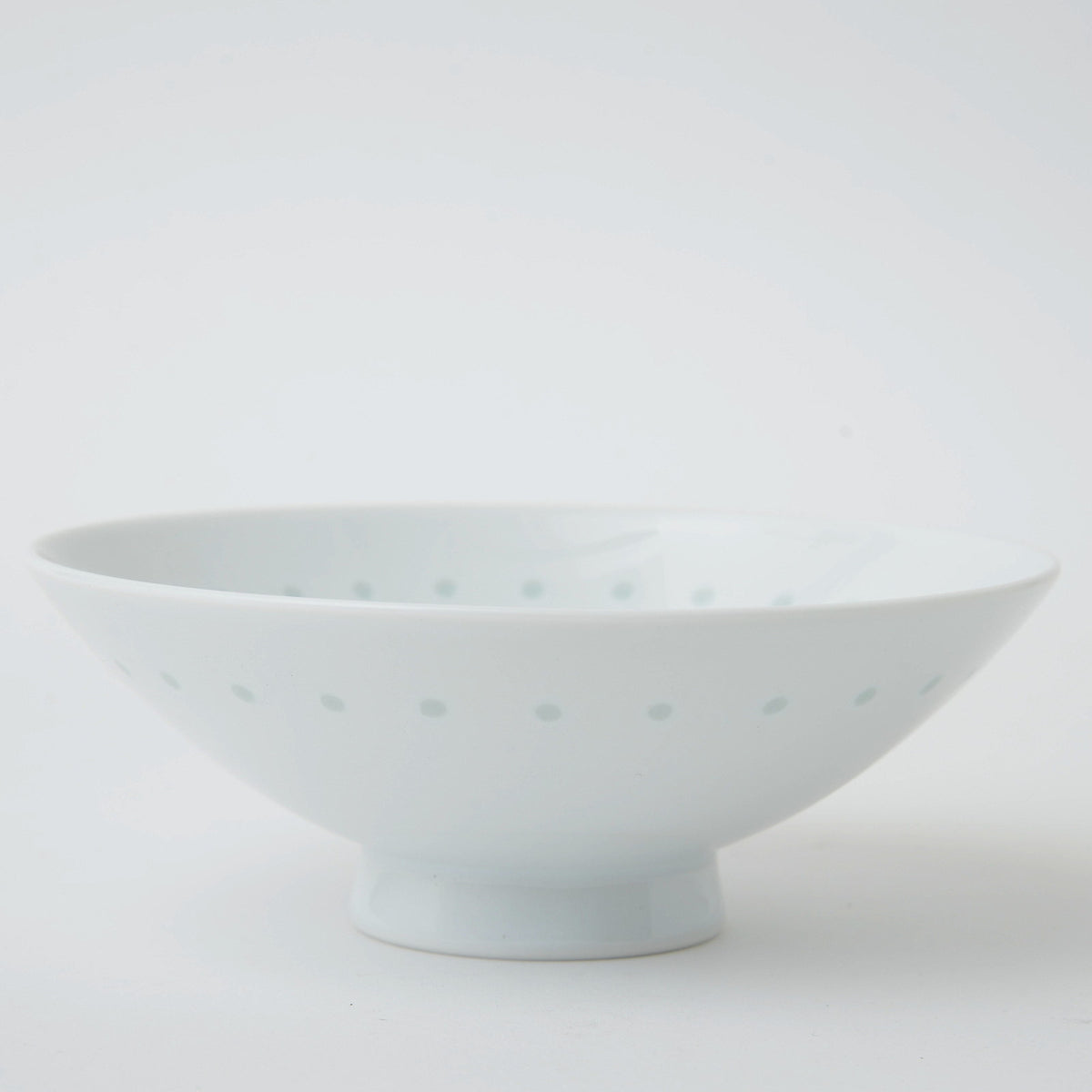 Hakusan Porcelain Flat Rice Bowl A-9