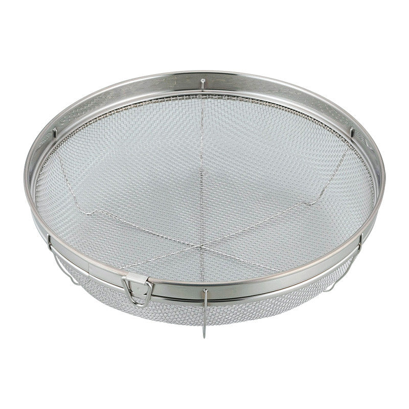 Wahei Freiz Sui Guto Shallow Round Strainer with Ring 21cm SUI-6024