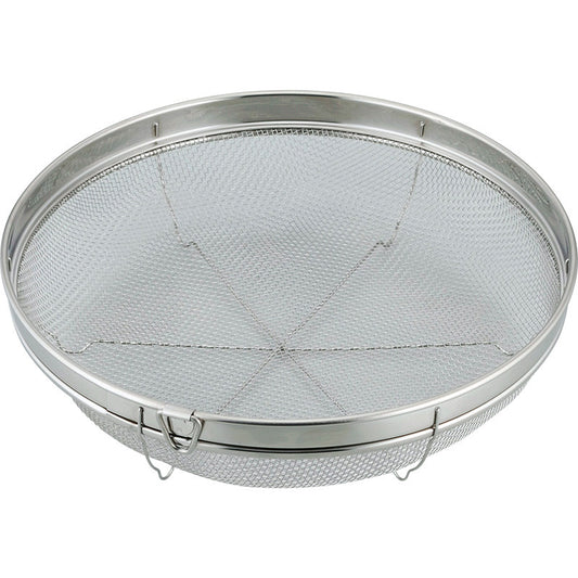 Wahei Freiz Sui Guto Shallow Round Strainer with Ring 24cm SUI-6025