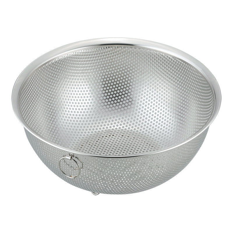 Wahei Freiz Sui Guto Stacking Punched Strainer with Ring 23cm SUI-6029