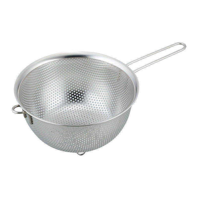 Wahei Freiz Sui Guto Stacking Punched Strainer with Handle 17cm SUI-6032
