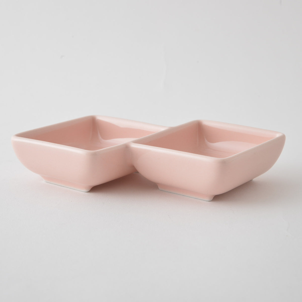 Hakusan Porcelain Brick Mini Tray Double Pink