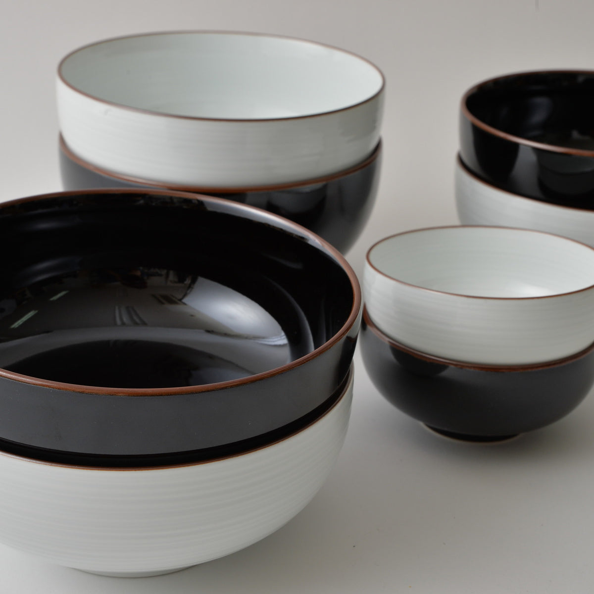 Hakusan Porcelain Miso Soup Bowl White Sendan