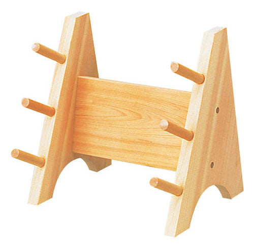 Yamako Wooden 3-Tier Knife Holder Rack AHU49