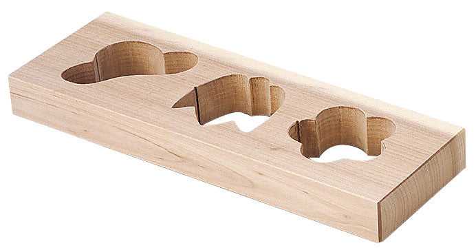 Yamako Magnolia Wood Rice Shaping Shaper 3-Hole BBT8801