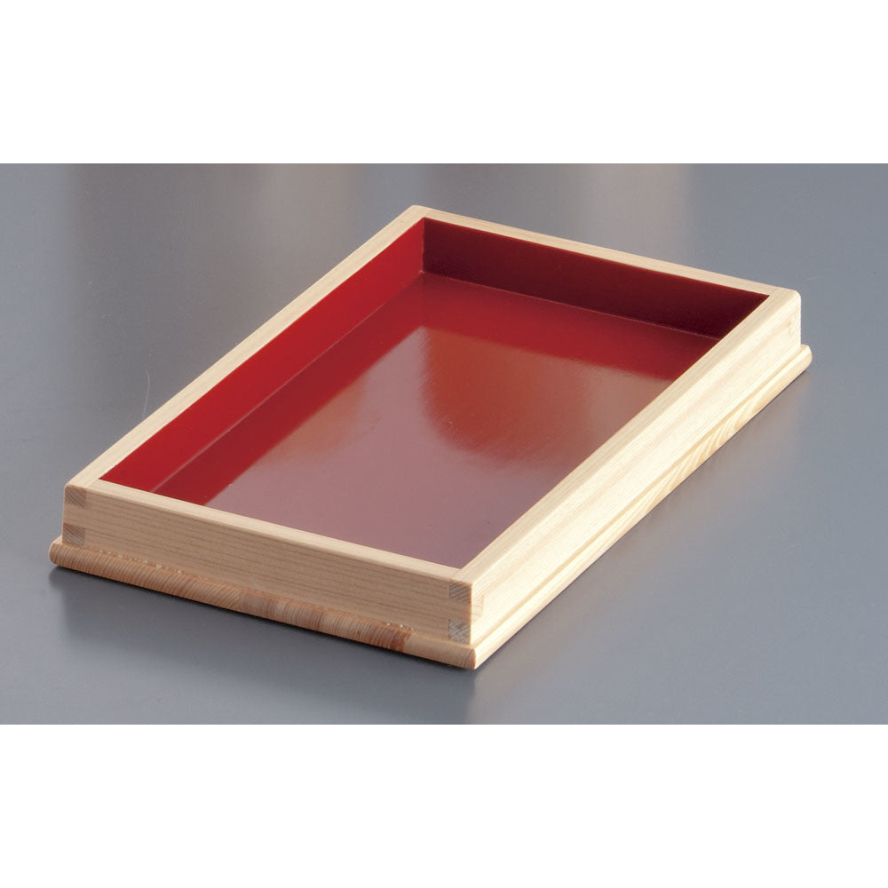 Yamako Hinoki Condiment Caddy Inner Vermilion PKS18