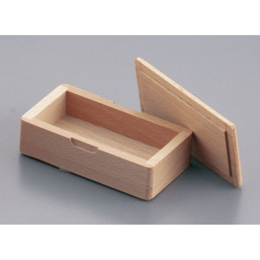 Yamako Wooden Toothpick Holder with Lid Natural PYC42
