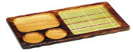 Yamako Grilled Cedar Tenzaru Soba Serving Tray 38cm QTV09