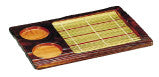 Yamako Grilled Cedar Colander with Condiment Holder QYK08